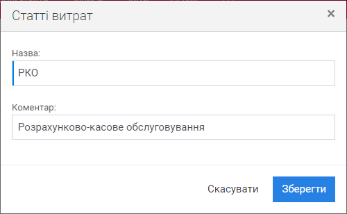 Статті витрат